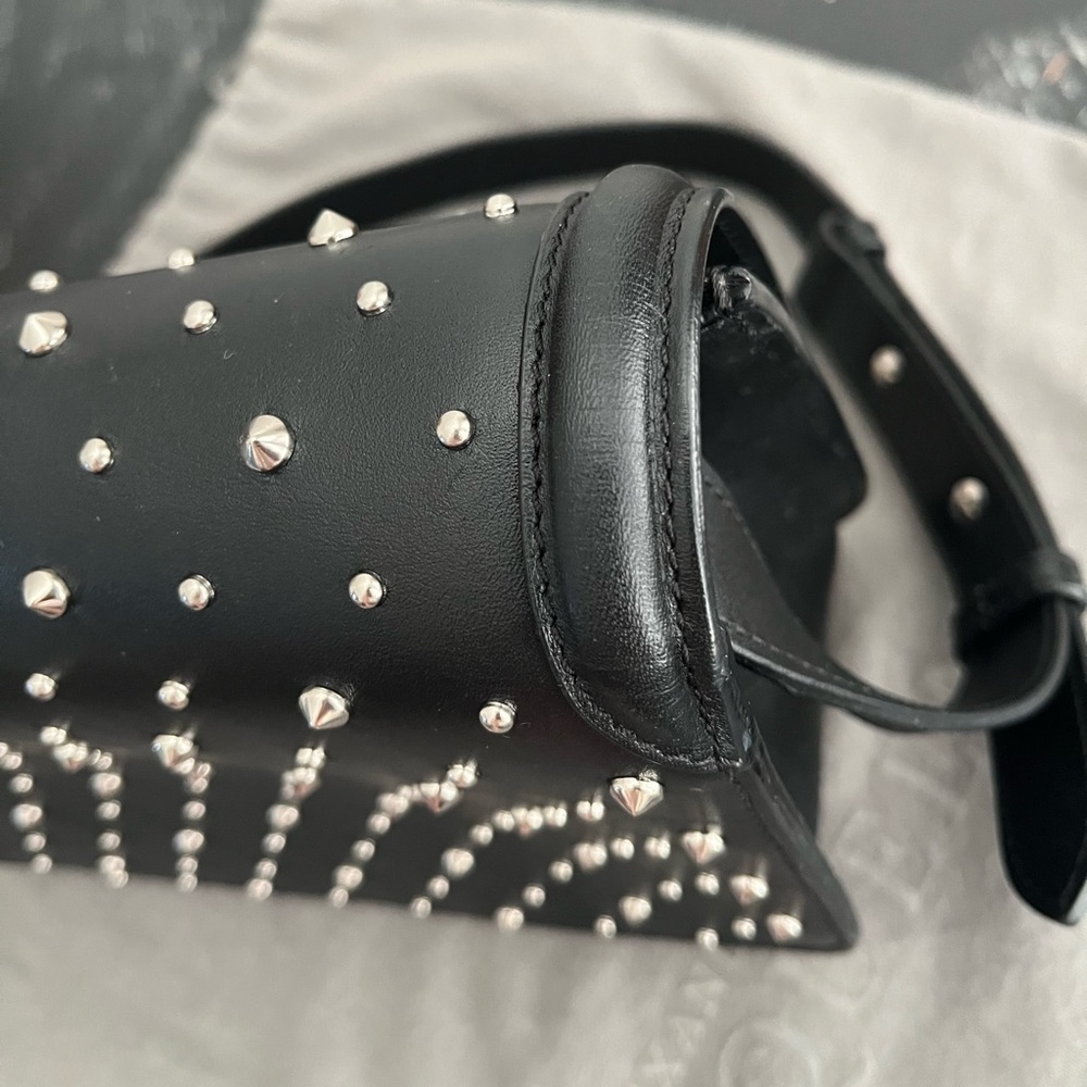 Alexander McQueen Black Studded Padlock Bag - Picture 7 of 16